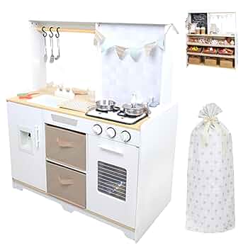 ♥おままごとkitchen素材屋さん♥ Amazon | [Rocotto] ままごと キッチン リバーシブル 木製